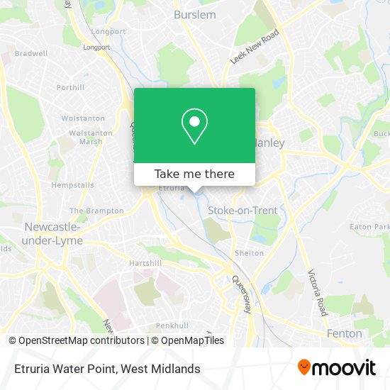 Etruria Water Point map