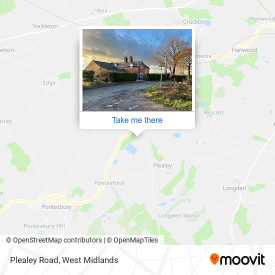 Plealey Road map
