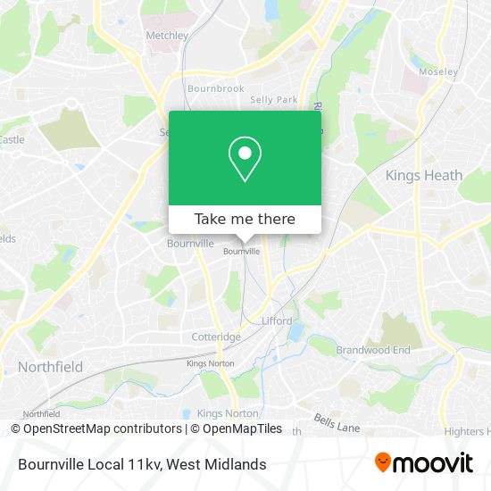 Bournville Local 11kv map