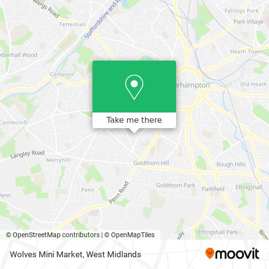 Wolves Mini Market map