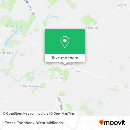 Fosse Foodbank map