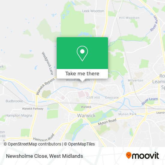 Newsholme Close map
