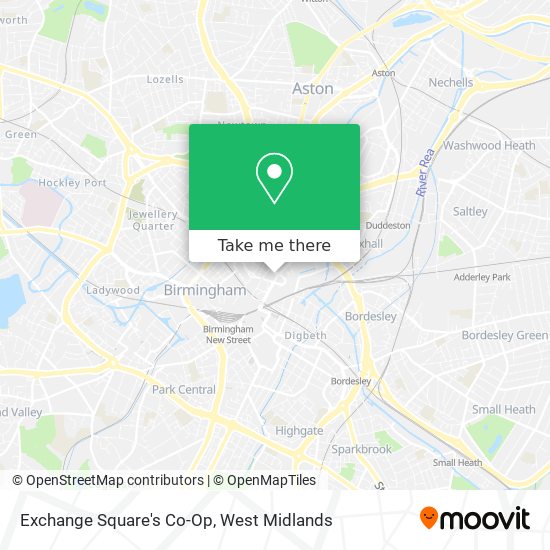 Exchange Square's Co-Op map