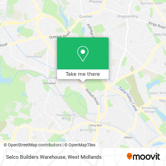 Selco Builders Warehouse map