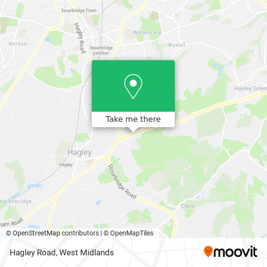 Hagley Road map