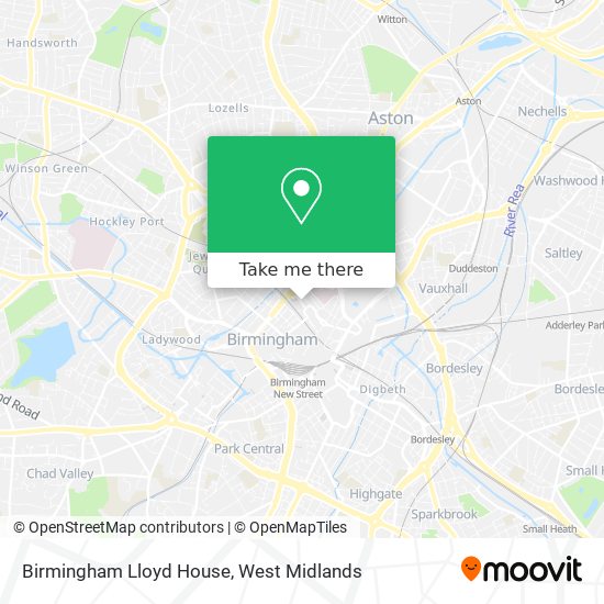 Birmingham Lloyd House map