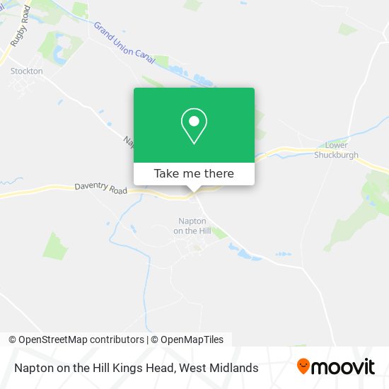 Napton on the Hill Kings Head map