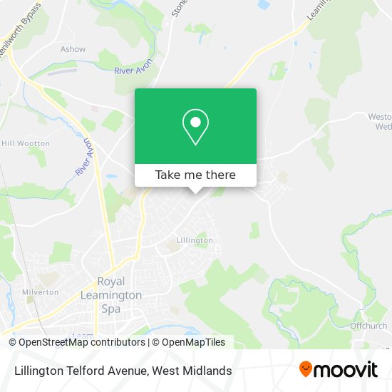 Lillington Telford Avenue map
