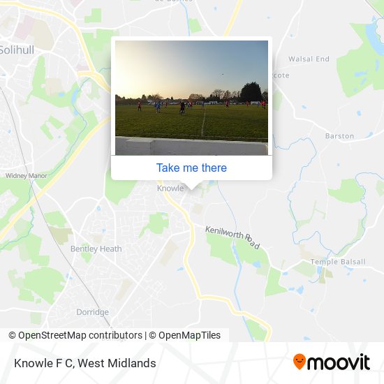 Knowle F C map