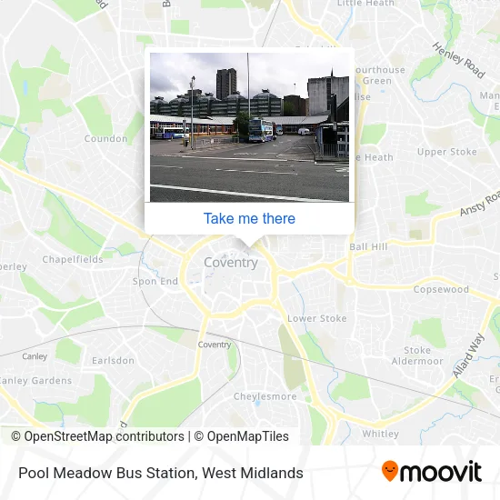 Pool Meadow Bus Station map