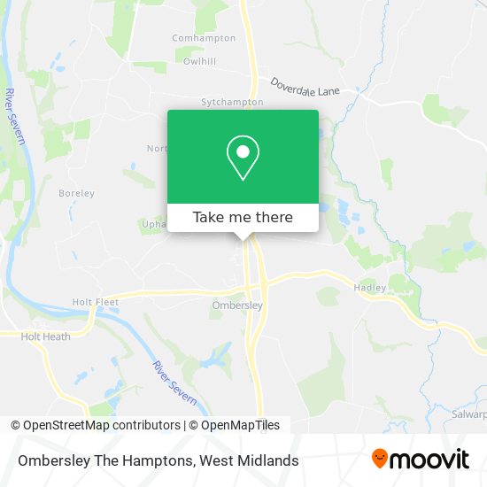 Ombersley The Hamptons map