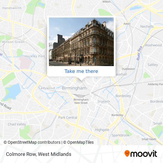 Colmore Row map