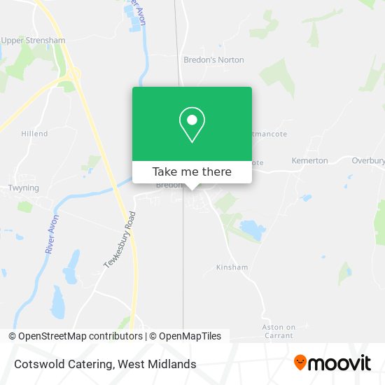 Cotswold Catering map