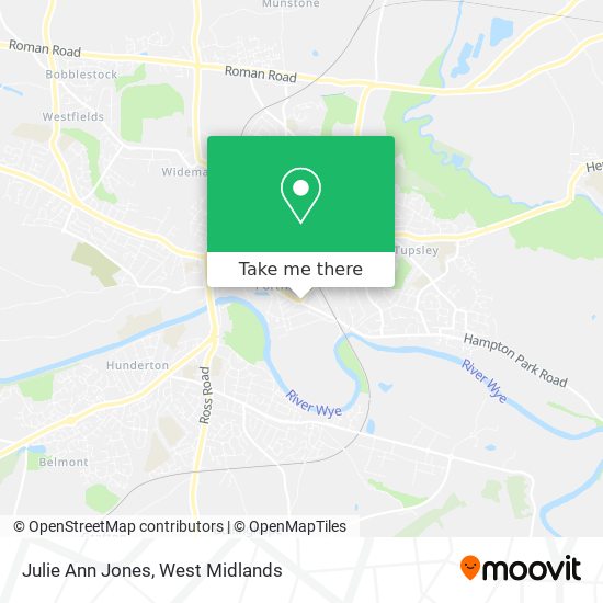 Julie Ann Jones map