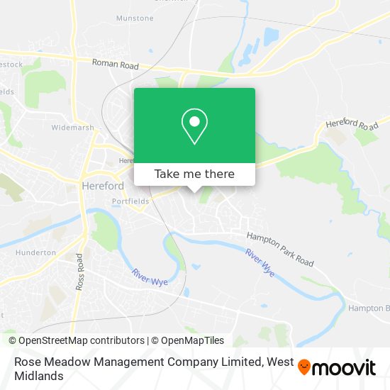 Rose Meadow Management Company Limited map