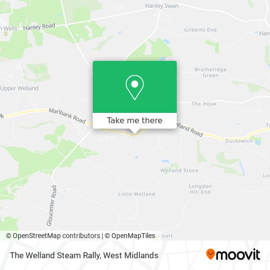 The Welland Steam Rally map