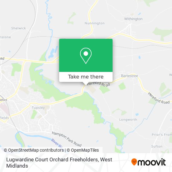 Lugwardine Court Orchard Freeholders map