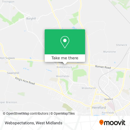 Webspectations map