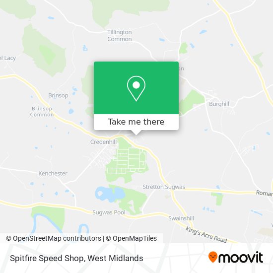 Spitfire Speed Shop map