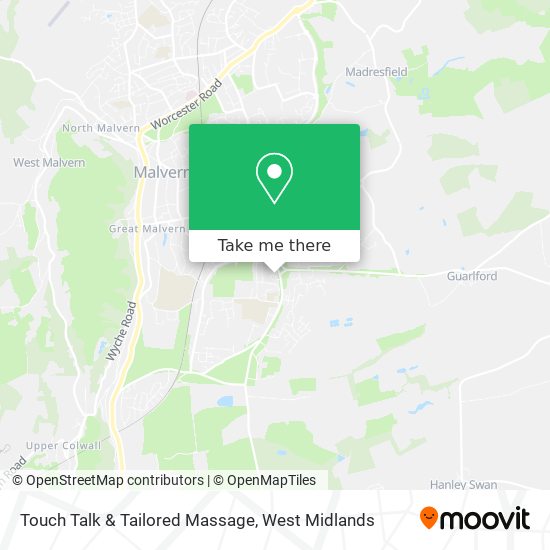 Touch Talk & Tailored Massage map