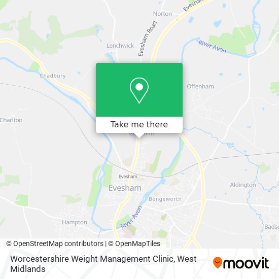 Worcestershire Weight Management Clinic map