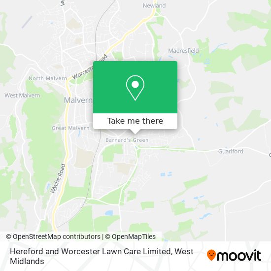 Hereford and Worcester Lawn Care Limited map