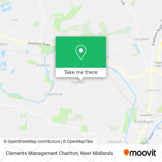 Clements Management Charlton map