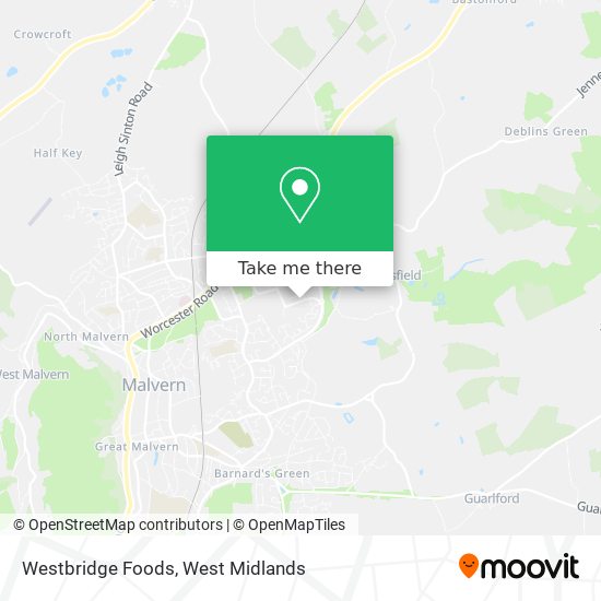 Westbridge Foods map
