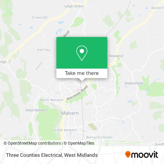 Three Counties Electrical map