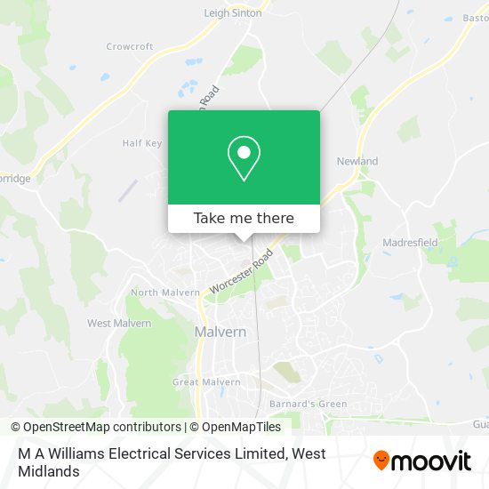 M A Williams Electrical Services Limited map