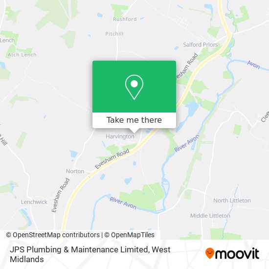 How to get to JPS Plumbing & Maintenance Limited in Harvington And