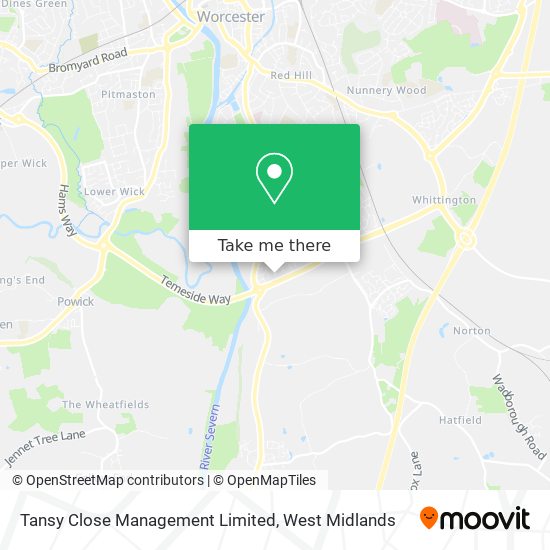 Tansy Close Management Limited map