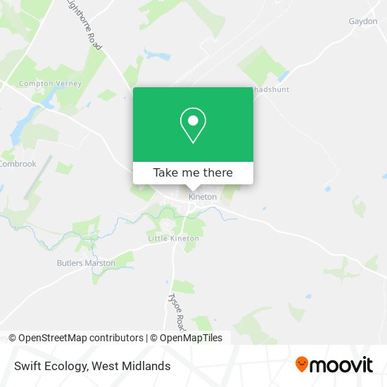 Swift Ecology map
