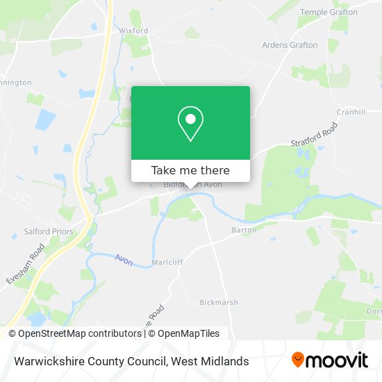Warwickshire County Council map