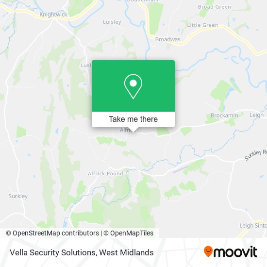 Vella Security Solutions map