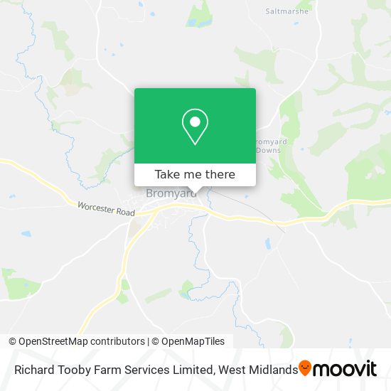 Richard Tooby Farm Services Limited map
