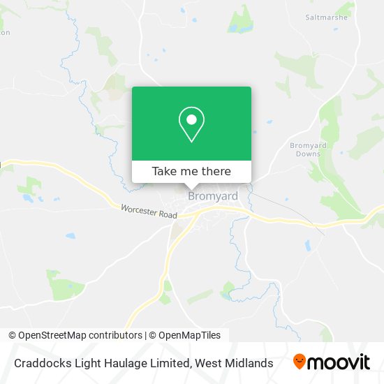 Craddocks Light Haulage Limited map