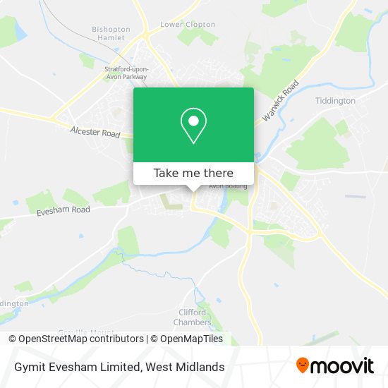 Gymit Evesham Limited map