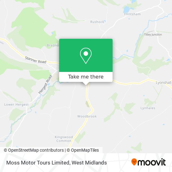 Moss Motor Tours Limited map