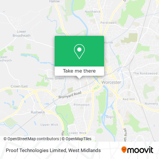 Proof Technologies Limited map
