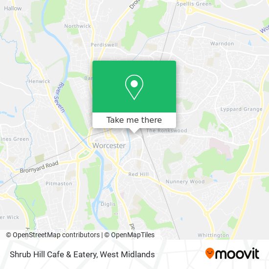 Shrub Hill Cafe & Eatery map