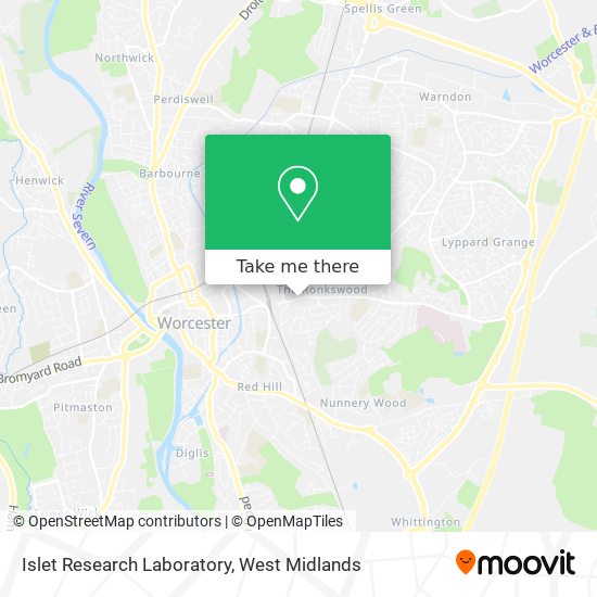 Islet Research Laboratory map