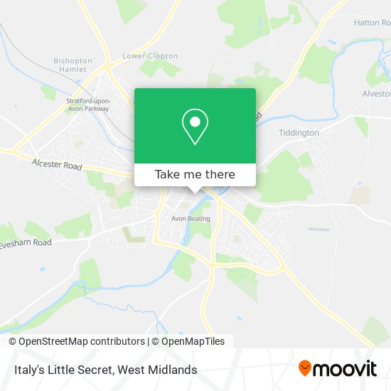 Italy's Little Secret map