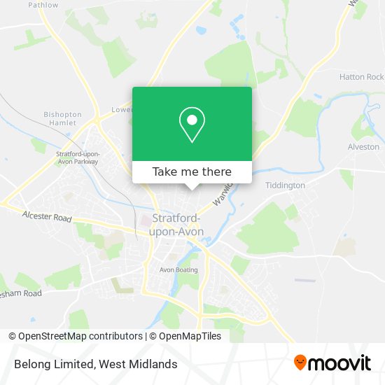 Belong Limited map