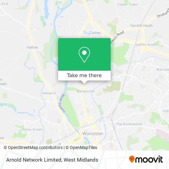 Arnold Network Limited map