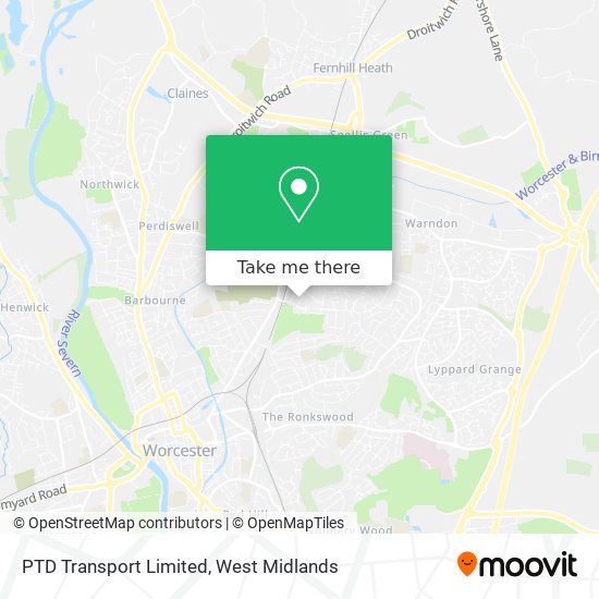 PTD Transport Limited map
