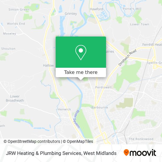 JRW Heating & Plumbing Services map