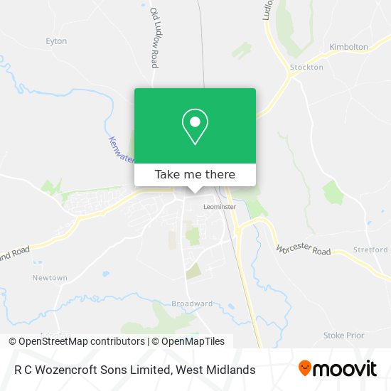 R C Wozencroft Sons Limited map