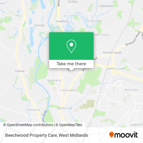 Beechwood Property Care map