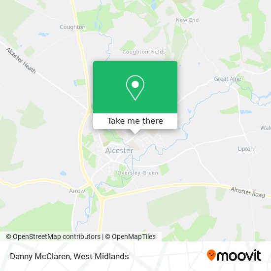 Danny McClaren map